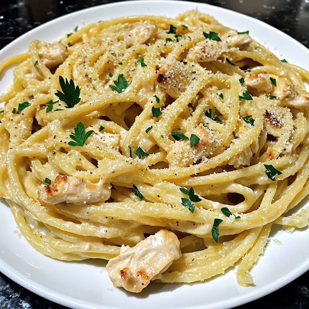 Easy Parmesan Chicken Pasta