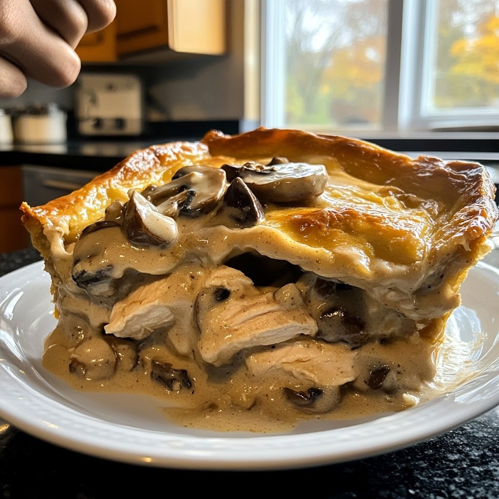Creamy French Style Chicken Casserole a la Normande